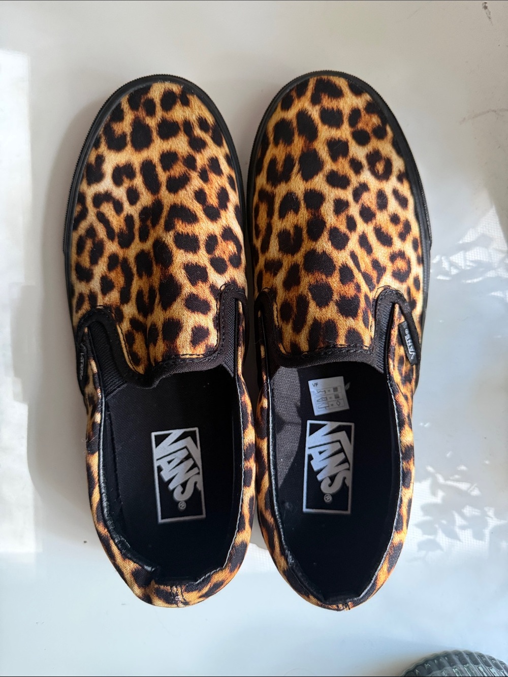 VANS Slip Ons LEOPARD PRINT